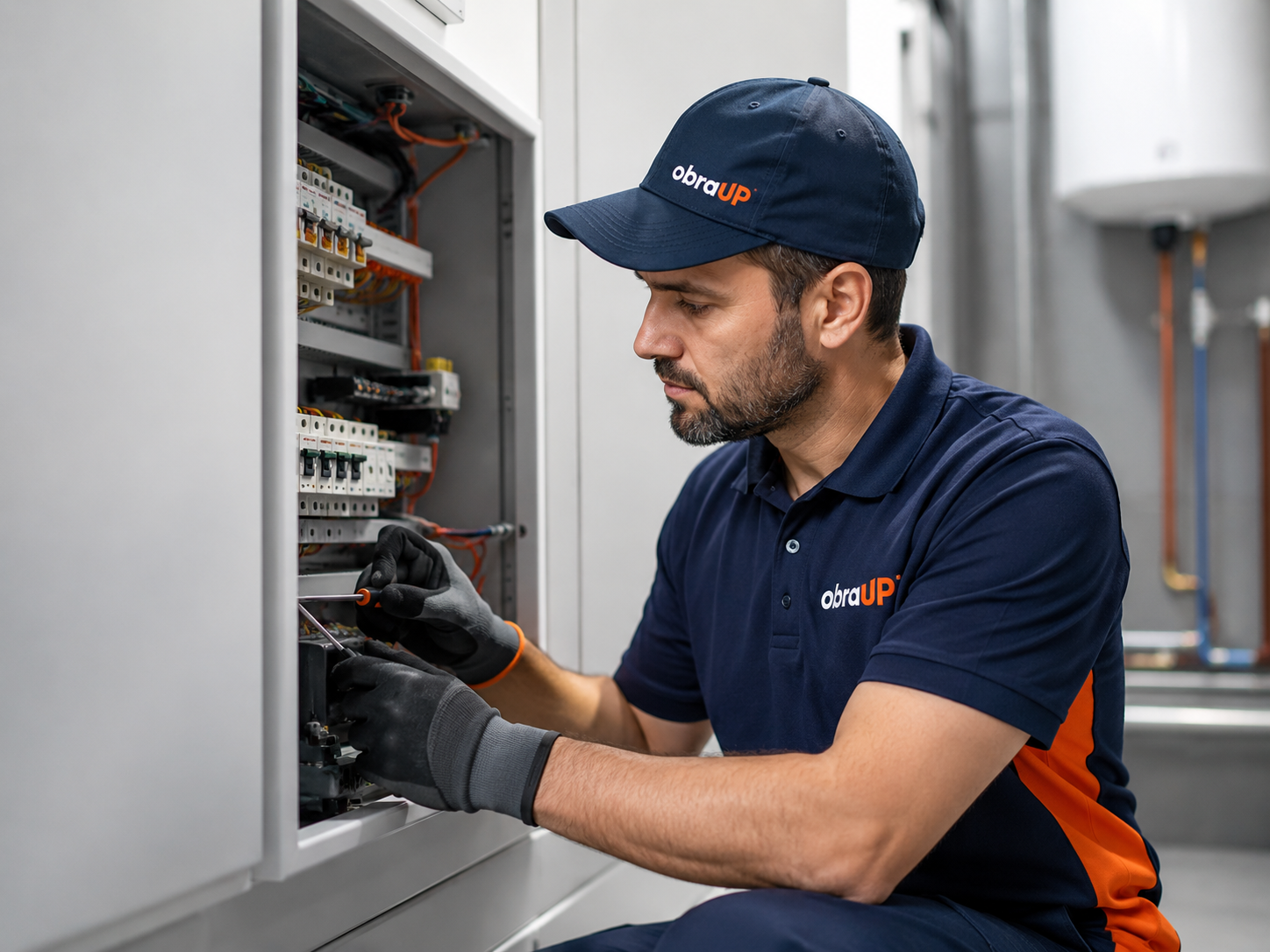 Técnico obraUP numa reparação doméstica