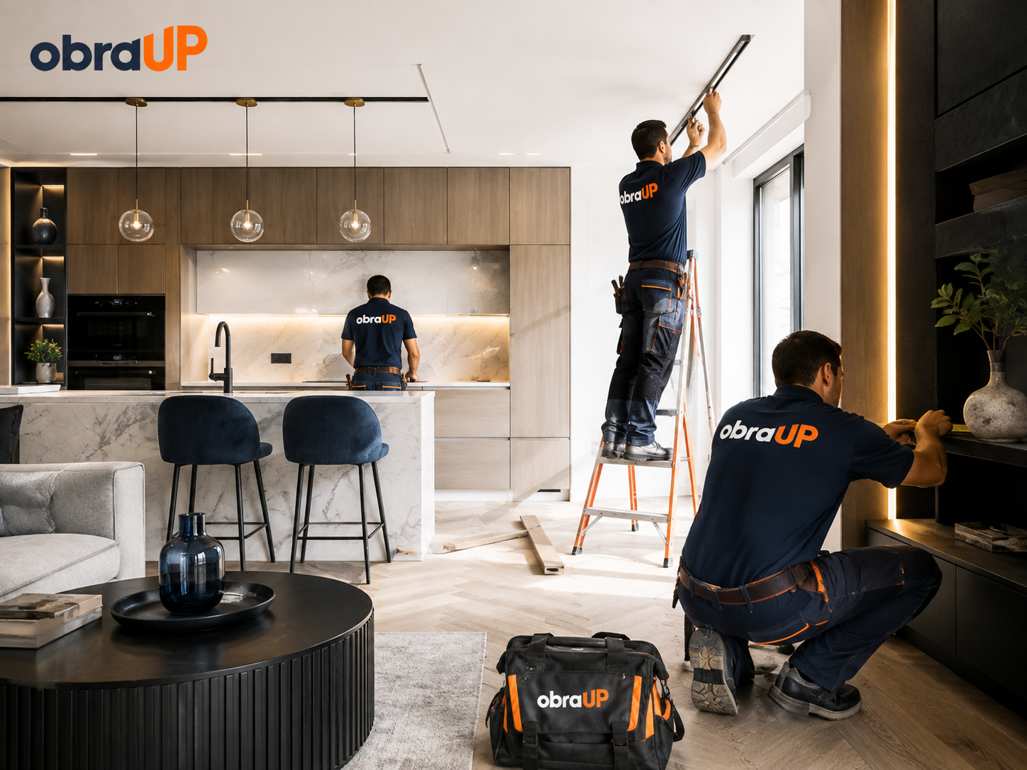 Equipa obraUP numa remodelação